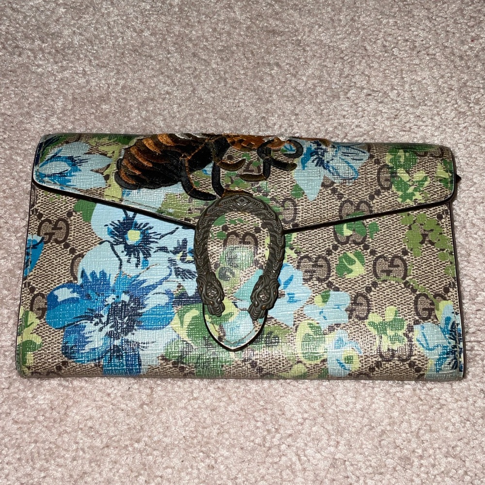 Gucci Floral Bee Print Wallet